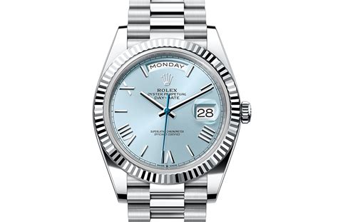 rolex date just platinum